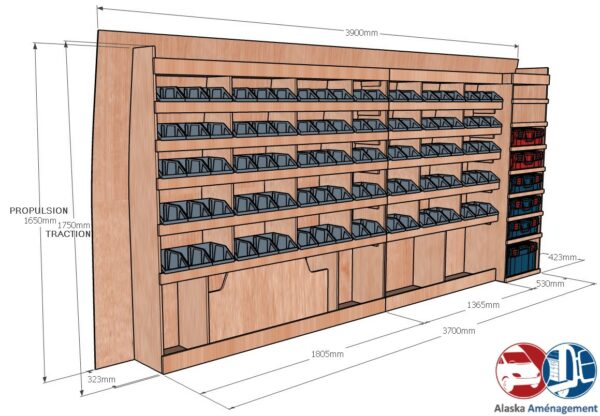 Crafter II L4H3 KRMG001 COTES - Aménagement Utilitaire Île-de-France & Livraison