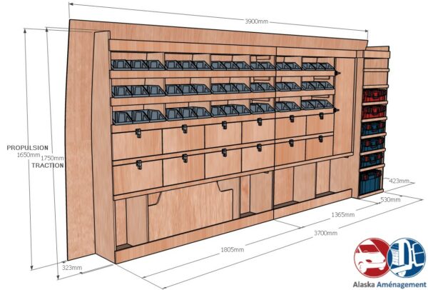 Crafter II L4H3 KRMG003 COTES - Aménagement Utilitaire Île-de-France & Livraison