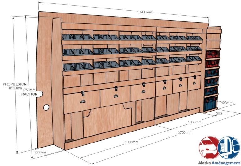 Meuble latéral Gauche KRMG004-N - vue 3