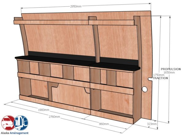 Crafter II L5H3 ETAD104 COTES - Aménagement Utilitaire Île-de-France & Livraison