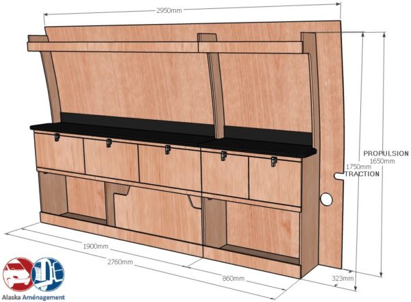 Crafter II L5H3 ETAD105 COTES - Aménagement Utilitaire Île-de-France & Livraison