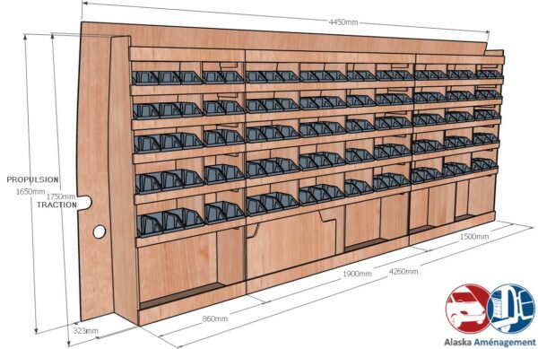 Crafter II L5H3 KRG001 COTES - Aménagement Utilitaire Île-de-France & Livraison