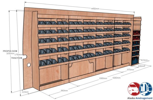 Crafter II L5H3 KRMG001 COTES - Aménagement Utilitaire Île-de-France & Livraison