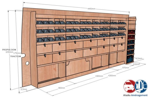 Crafter II L5H3 KRMG002 COTES - Aménagement Utilitaire Île-de-France & Livraison