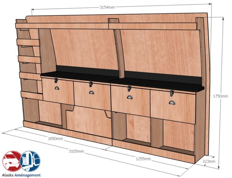 Etabli latéral Droite ETAD106-N - vue 3