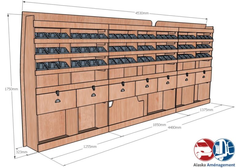 Meuble latéral Gauche KRG004-N - vue 3