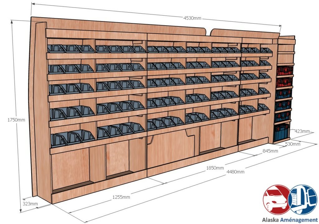 Daily III L3H2-16m3 KRMG001 Cotes - Aménagement Utilitaire Île-de-France & Livraison