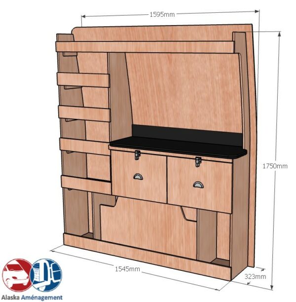 Daily L2H2 – 10.8m3 ETAD106 COTES - Aménagement Utilitaire Île-de-France & Livraison