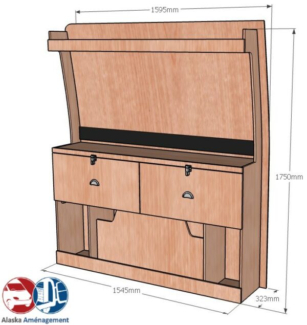 Daily L2H2 – 10.8m3 ETAD107 COTES - Aménagement Utilitaire Île-de-France & Livraison
