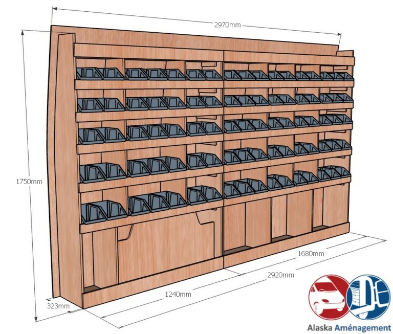 Meuble latéral Gauche KRG001-N - vue 3