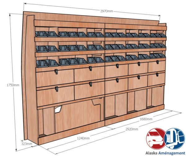 Daily L2H2 – 10.8m3 KRG002 COTES - Aménagement Utilitaire Île-de-France & Livraison