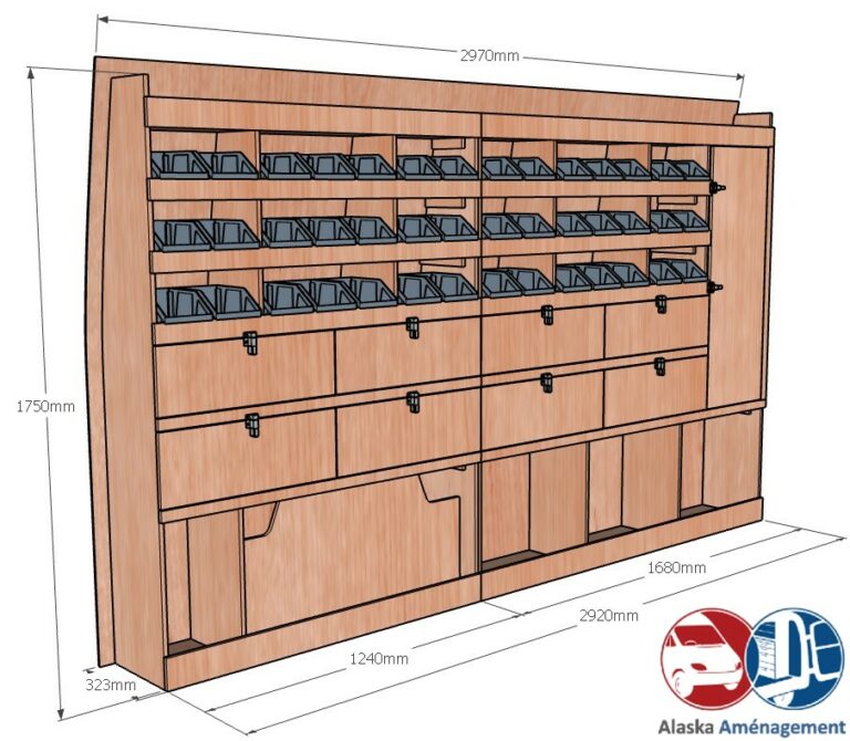 Meuble latéral Gauche KRG003-N - vue 3