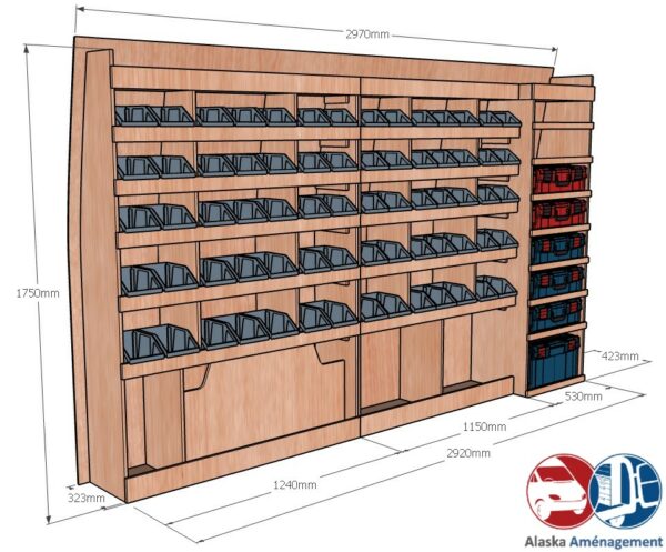 Daily L2H2 – 10.8m3 KRMG001 COTES - Aménagement Utilitaire Île-de-France & Livraison