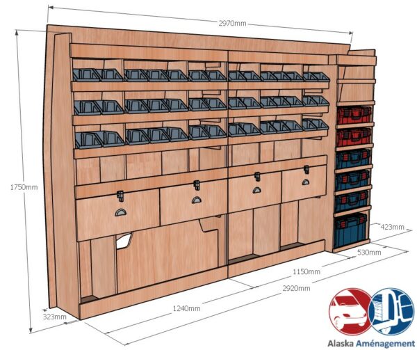 Daily L2H2 – 10.8m3 KRMG004 COTES - Aménagement Utilitaire Île-de-France & Livraison