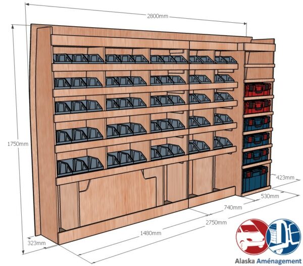 MASTER IV L2H2 KRMG001 COTES - Aménagement Utilitaire Île-de-France & Livraison