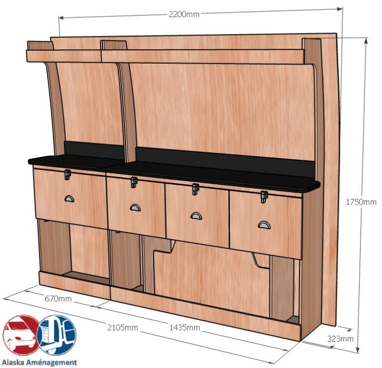 Etabli latéral Droite ETAD107-N - vue 3
