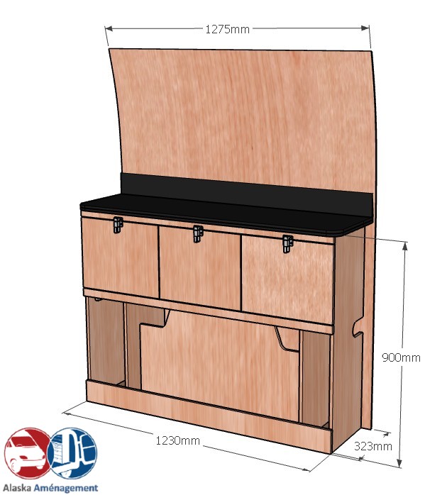 Master III L1H1 ETAD105 COTES - Aménagement Utilitaire Île-de-France & Livraison