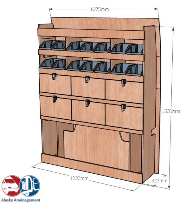 Master III L1H1 KRD102 COTES - Aménagement Utilitaire Île-de-France & Livraison