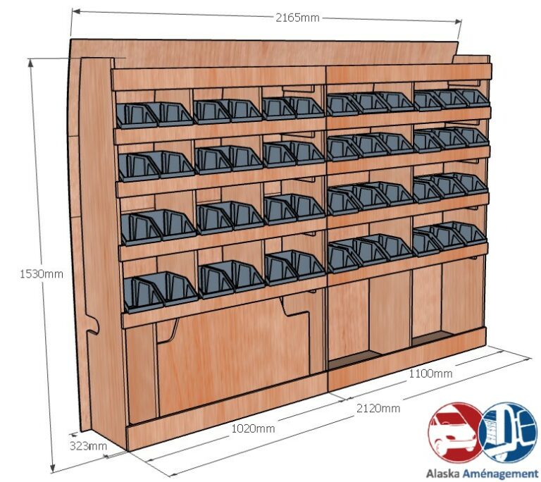 Meuble latéral Gauche KRG001-N - vue 3