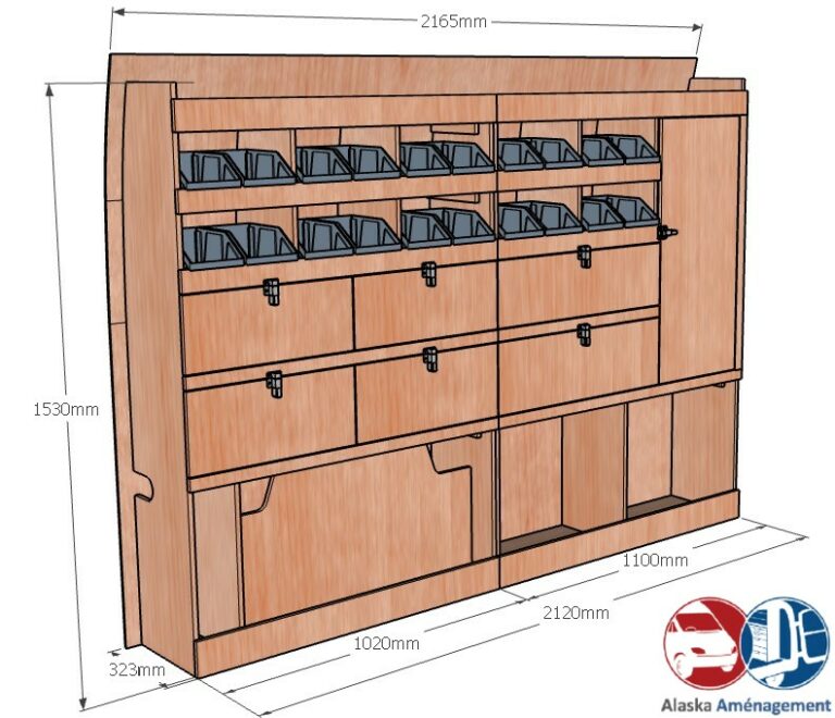 Meuble latéral Gauche KRG003-N - vue 3