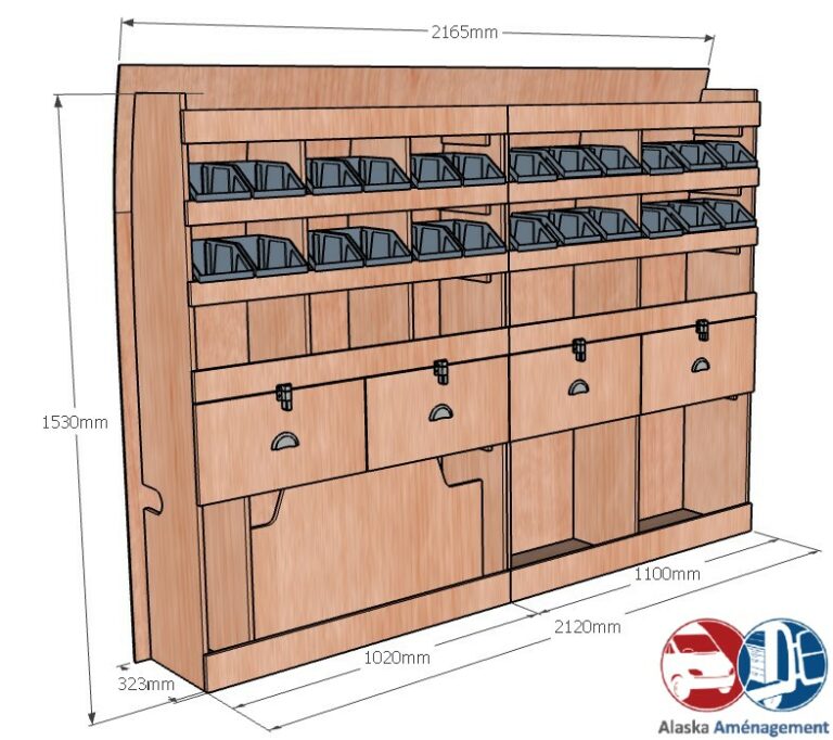 Meuble latéral Gauche KRG004-N - vue 3