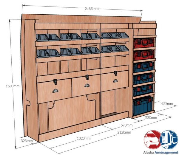 Master III L1H1 KRMG004 COTES - Aménagement Utilitaire Île-de-France & Livraison