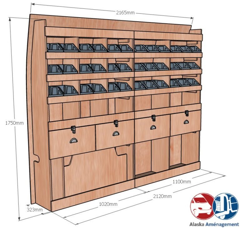 Meuble latéral Gauche KRG004-N - vue 3