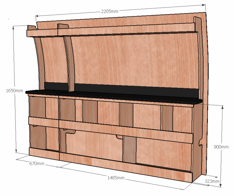 Etabli latéral Droite ETAD104-N - vue 4