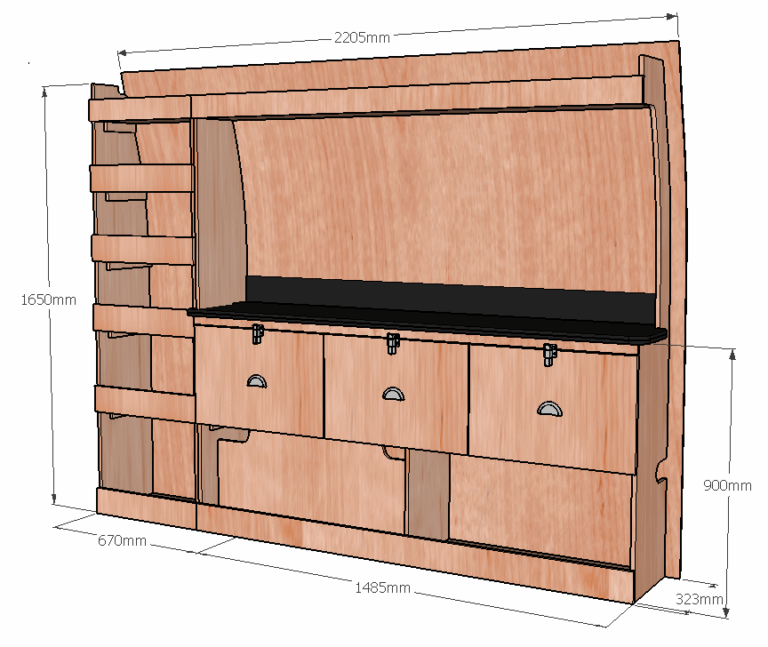 Etabli latéral Droite ETAD106-N - vue 4