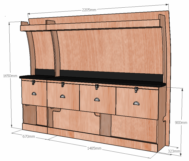 Etabli latéral Droite ETAD107-N - vue 4
