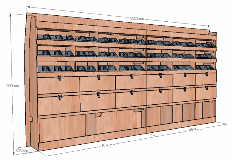 Meuble latéral Gauche KRG002-N - vue 4