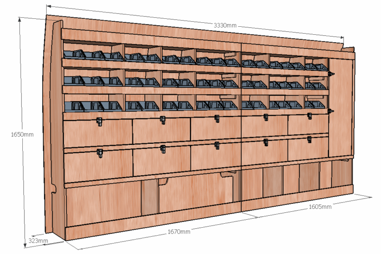 Meuble latéral Gauche KRG003-N - vue 4