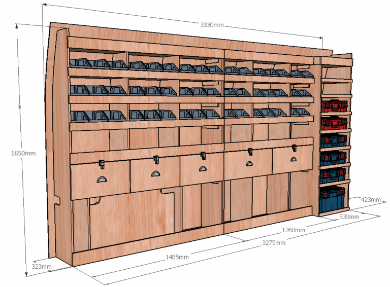 Meuble latéral Gauche KRMG004-N - vue 4