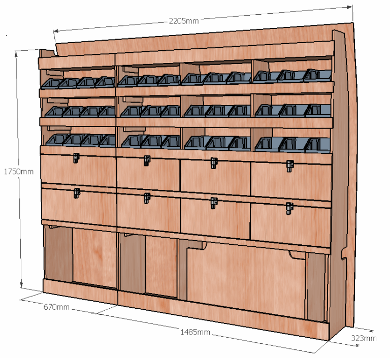 Meuble latéral Droite KRD102-N - vue 3