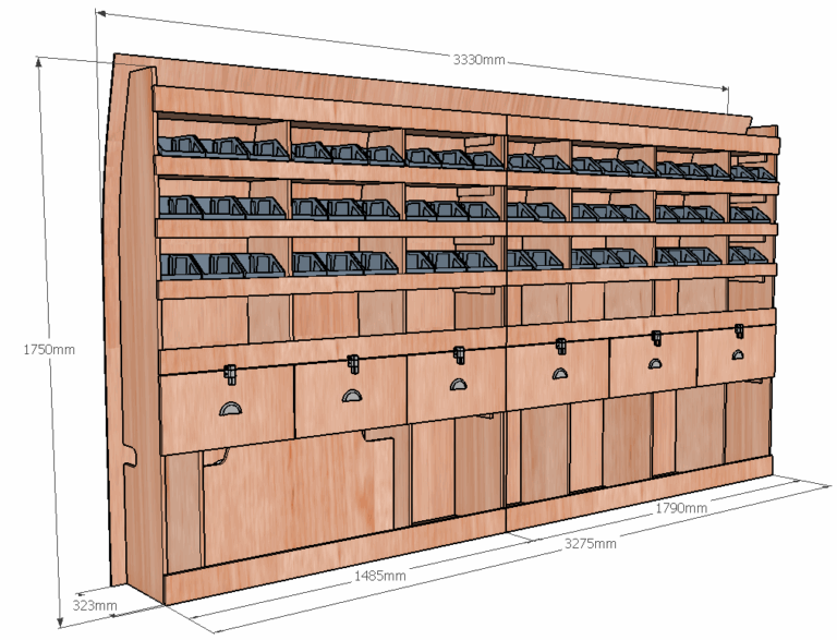 Meuble latéral Gauche KRG004-N - vue 3