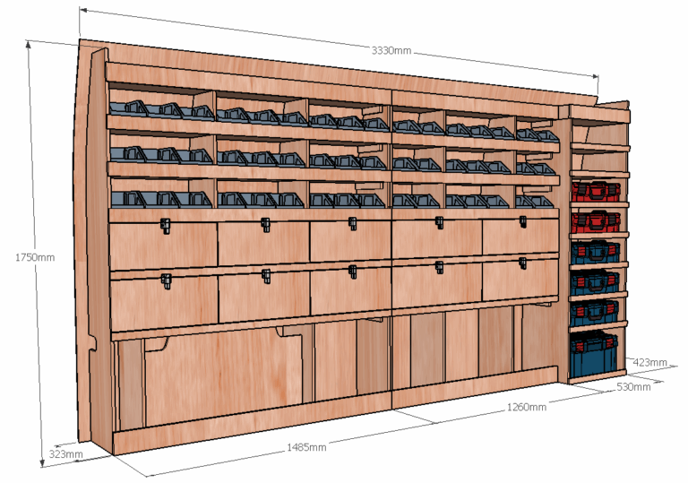 Meuble latéral Gauche KRMG002-N - vue 3
