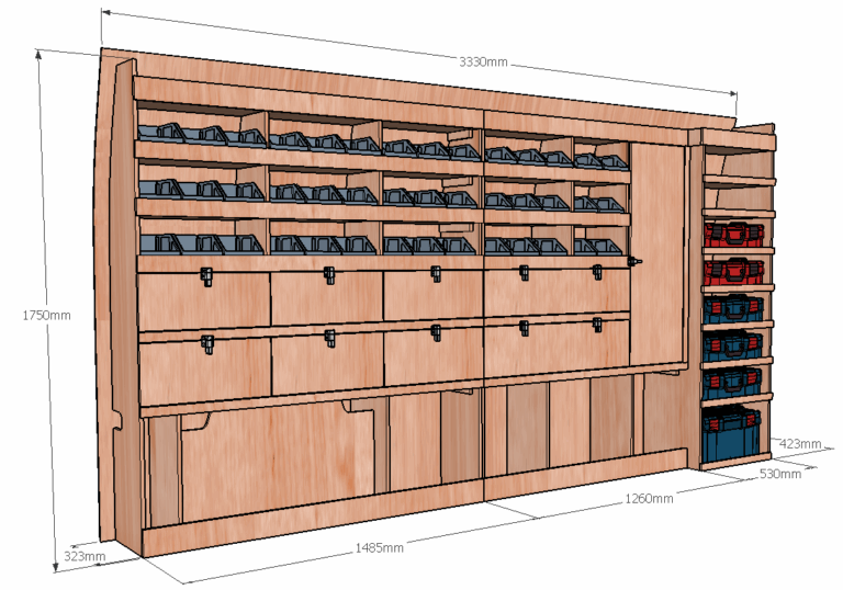 Meuble latéral Gauche KRMG003-N - vue 3