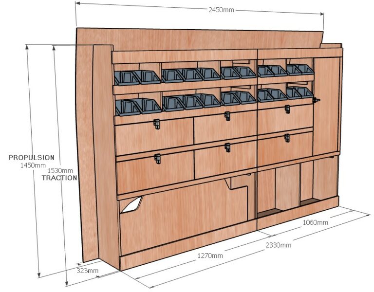 Meuble latéral Gauche KRG003-N - vue 3