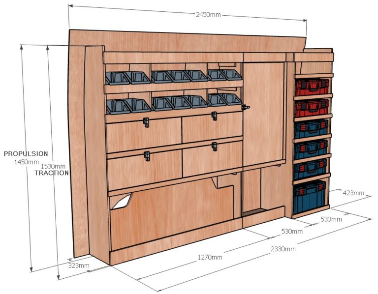 Meuble latéral Gauche KRMG003-N - vue 3