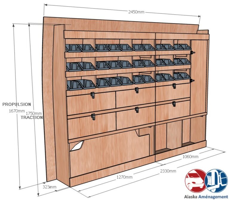 Meuble latéral Gauche KRG003-N - vue 3