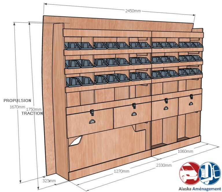 Meuble latéral Gauche KRG004-N - vue 3