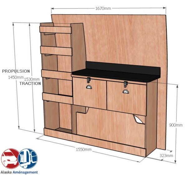 Sprinter III L2H1 – 39N – ETAD106 COTES - Aménagement Utilitaire Île-de-France & Livraison