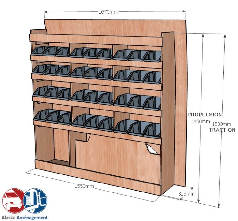 Meuble latéral Droite KRD101-N - vue 3