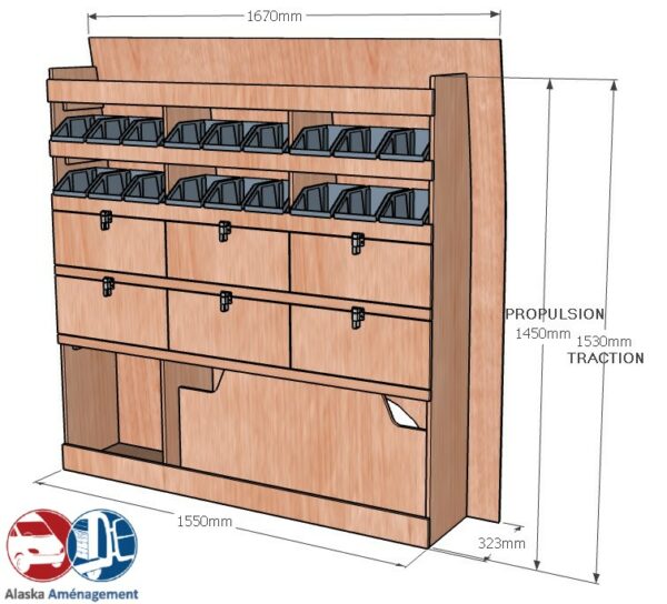 Sprinter III L2H1 – 39N – KRD102 COTES - Aménagement Utilitaire Île-de-France & Livraison