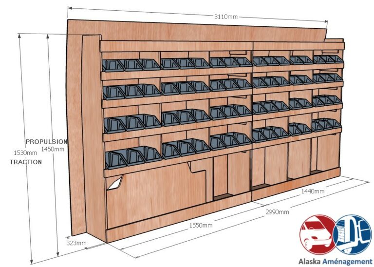 Meuble latéral Gauche KRG001-N - vue 3