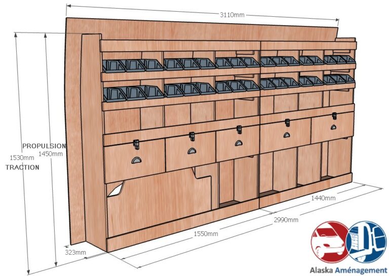 Meuble latéral Gauche KRG004-N - vue 3