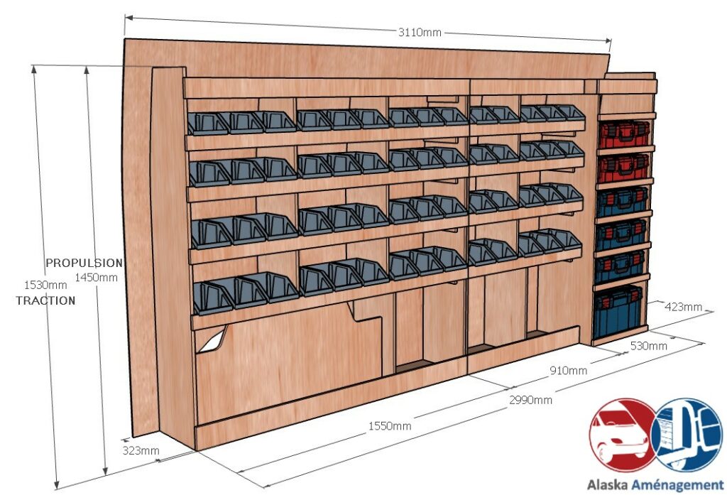 Sprinter III L2H1 – 39N – KRMG001 COTES - Aménagement Utilitaire Île-de-France & Livraison