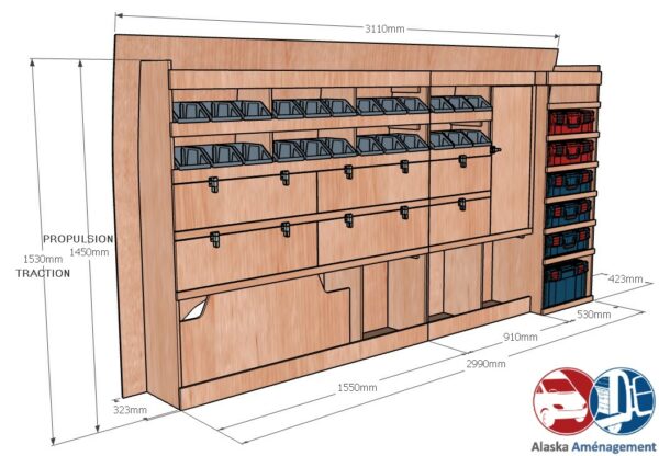 Sprinter III L2H1 – 39N – KRMG003 COTES - Aménagement Utilitaire Île-de-France & Livraison
