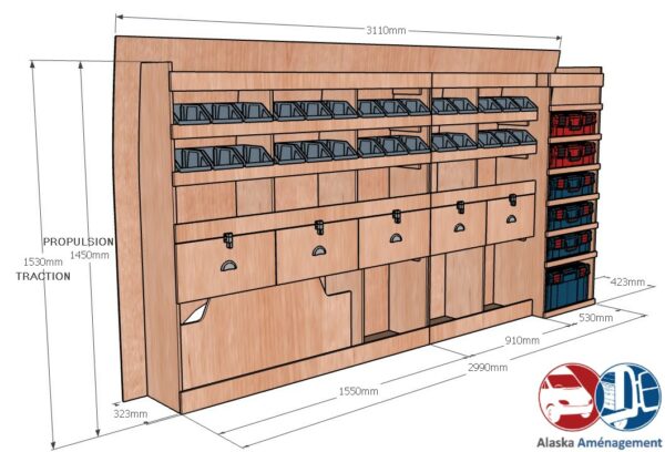 Sprinter III L2H1 – 39N – KRMG004 COTES - Aménagement Utilitaire Île-de-France & Livraison