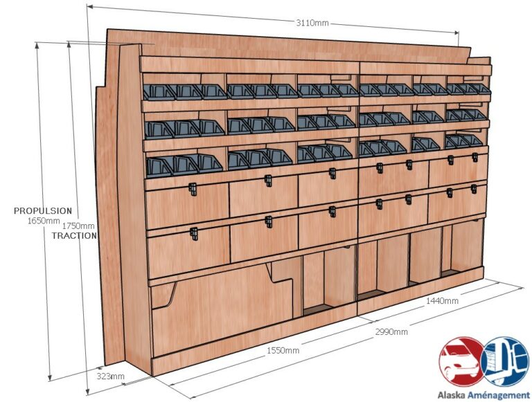 Meuble latéral Gauche KRG002-N - vue 3